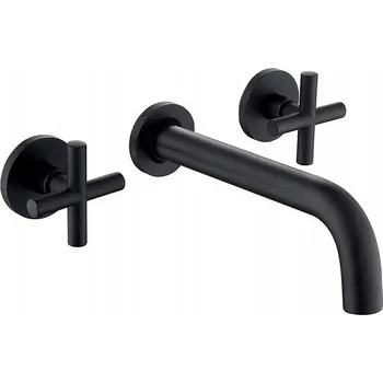 Rea Exit Black podomítkový umyvadlový komplet, iBox, REA-B8000