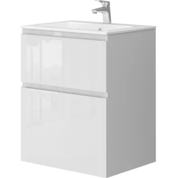 Koupelnový nábytek Lavedo Ester 60 White koupelnová skříňka s umyvadlem, ES-60WHITE