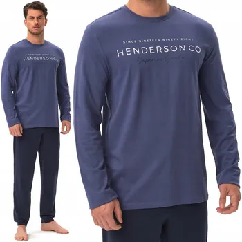 Pánské pyžamo Henderson pánské pyžamo Jumper 41904-95X s dlouhým rukávem, velikost XL