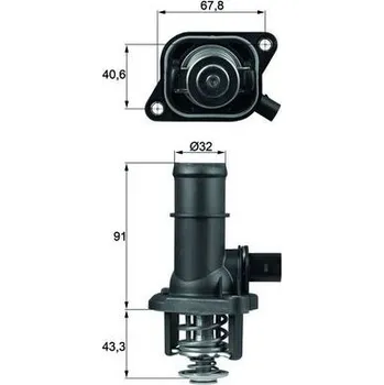 Automobilové těsnění Termostat, chladivo MAHLE TI 16 105