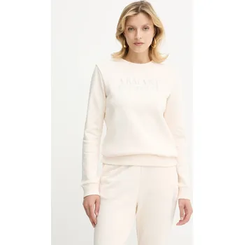 Dámská mikina Bavlněná mikina Armani Exchange XW000985.AF14284 béžová 01X, vel. L