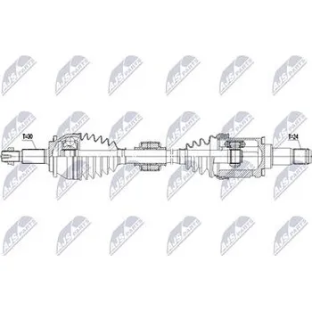 Hnací hřídel - poloosa NTY NPW-TY-270