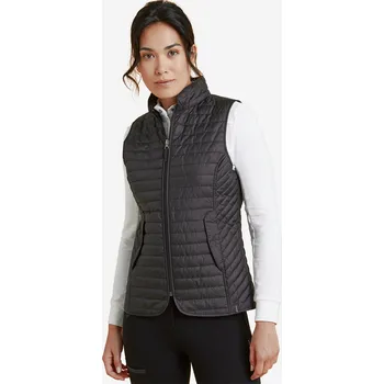 Jezdecké oblečení FOUGANZA Dámská jezdecká vesta 100 48 ČERNÁ