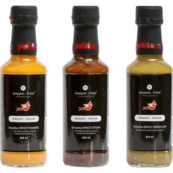 Výhodný trojset pálivých pepřových omáček