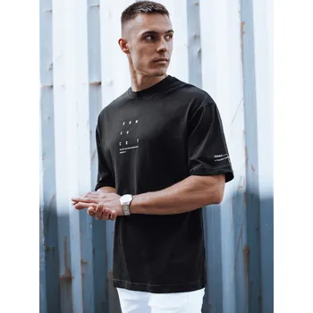 Pánská móda Tshirt Pánské tričko s potiskem RX5505 Barva: Černá, Velikost: M