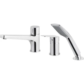 Vodovodní baterie Aplomo Jasmin 3-otvorový vanový komplet, chrom, BGJ_013M