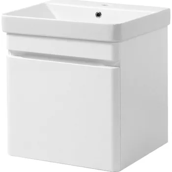 Koupelnový nábytek Lavedo Vivace White Air 50 koupelnová skříňka s umyvadlem, lesk, VIV-TP-1-D-50-WH