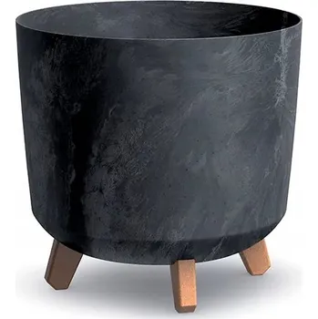 Květináč Černý plast Květináč Prosperplast 29,8 cm x 29,8 x 28,5 cm