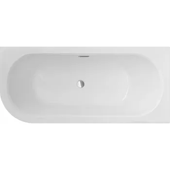Vana Besco Avita Slim Plus akrylátová vana včetně chromového sifonu a přepadu Délka vany: 170cm, Orientace: Levá, WAV-170-NLP