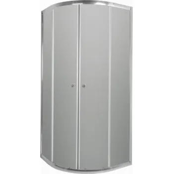 Aplomo Vitoria čtvrtkruhový sprchový kout, grafit Rozměr koutu: 90x90cm, IN-AK-49-197