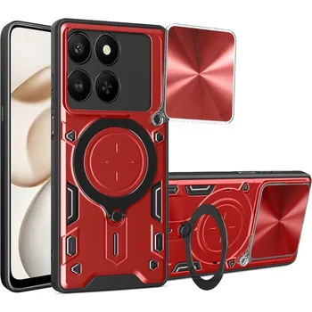 Pouzdro na mobilní telefon Techsuit CamGuard Pro Honor 400 Smart 5G 400 Smart 4G X7d 4G červená