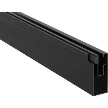 Aplomo Profil pro posuvné dveře Kerria Plus, black, KTS_NP1X