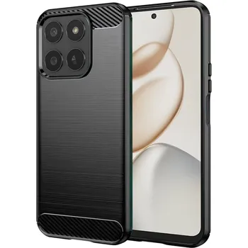 Pouzdro na mobilní telefon Techsuit Carbon Silicone pro Honor 400 Smart 5G 4G X7d 4G černý