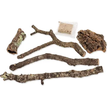 Terárium Repti planet Dekorace z korku, větví a rašeliníku cca 700g