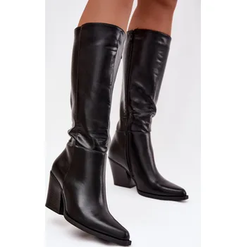 Dámské kozačky Kozačky na podpatku model 221156 Step in style 36