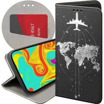 Pouzdro na mobilní telefon Flipové pouzdro Hello Case pro Samsung Galaxy A41, bílé