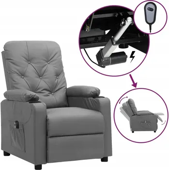 Křeslo Křeslo tradičního stylu VidaXL šedé