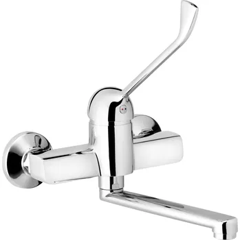 Vodovodní baterie Deante Corio nástěnná umyvadlová baterie s pákou Clinic, BFC_050C