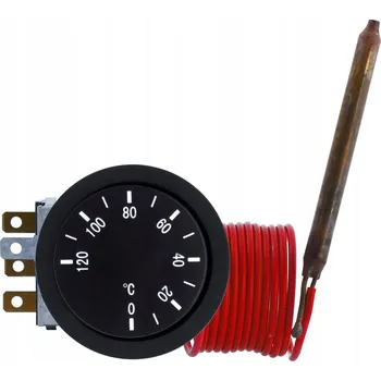 Termostat Mechanický termostat regulátor teploty 0-120°C