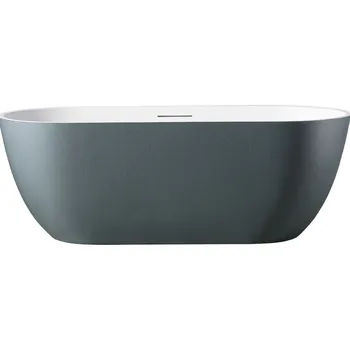 Vana Aplomo Kaira volně stojící akrylátová vana Gelcoat 170x75, blue, MUE-002GBW