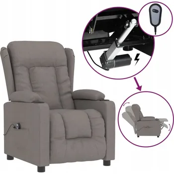 Křeslo Rozkládací křeslo VidaXL šedé