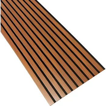 akustický panel 3D dřevěné lamely na zeď na filci 275 x 46 cm
