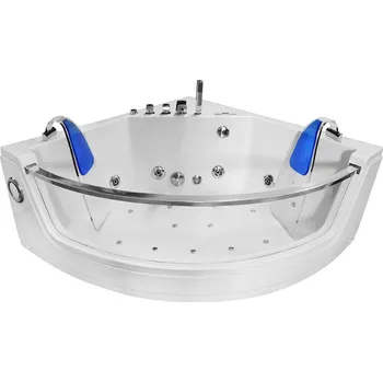 Vana Aplomo Alleta 141x141 hydromasážní vana, modrá, MO-0053M