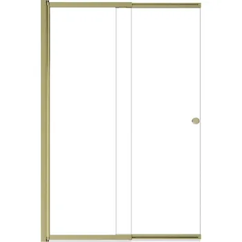 Besco Easy Slide dvoudílná vanová zástěna, gold, PES-2S2