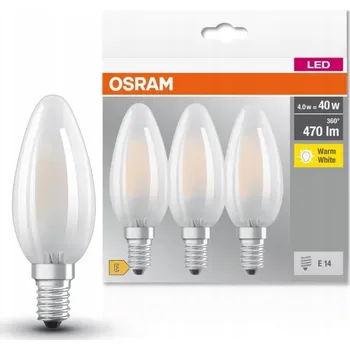 Žárovka Osram Classic LED žárovka 4 W E14 A++