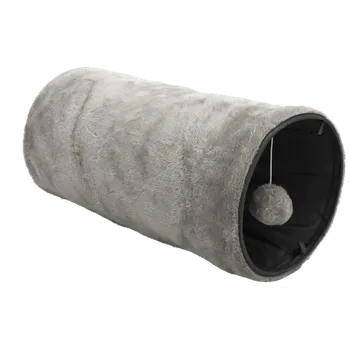 Tunel Magic Cat plyš šustící šedý 50cm