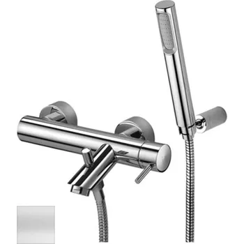 Vodovodní baterie Paffoni Light - Vanová baterie s příslušenstvím, bílá mat LIG023BO