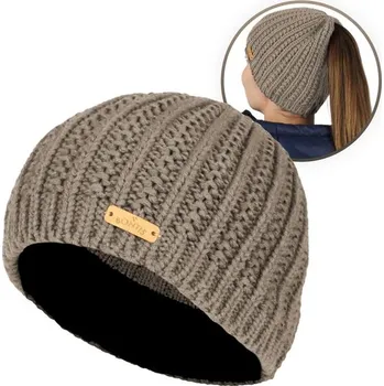 Čepice Bontis Dámská čepice s otvorem na culík - Kašmírová | uni