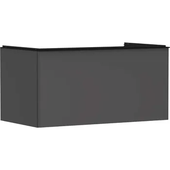 Koupelnový nábytek Hansgrohe Xelu Q - Umyvadlová skříňka, 50x98x55 cm, 1 zásuvka, matná šedá/matná černá 54059670
