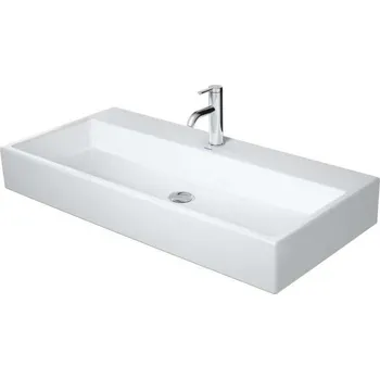 Umyvadlo Duravit Vero Air - Umyvadlo nábytkové 100x47 cm, bez přepadu, otvor pro baterii, WonderGliss, bílá 23501000711