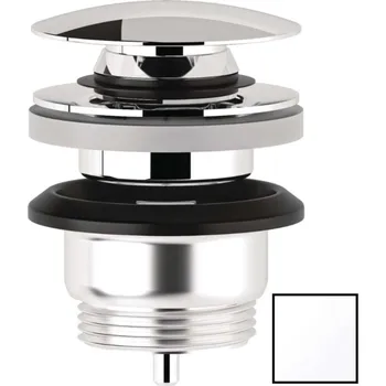 Sifon Kludi Rotexa - Umyvadlová výpusť, ClickClack, matná bílá 1047053-00