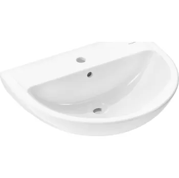 Hansgrohe GladeLake S - Umyvadlo, 60x49 cm, s přepadem, otvor pro baterii, bílá 60102450