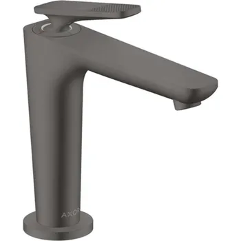 Vodovodní baterie Axor Citterio C - Umyvadlová baterie s výpustí, EcoSmart, CoolStart, kartáčovaný černý chrom 49041340