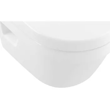 Klozet Villeroy & Boch Architectura - Závěsné WC Compact se se dátkem SoftClosing, DirectFlush, CeramicPlus, alpská bílá 4687HRR1