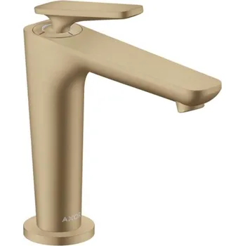 Vodovodní baterie Axor Citterio C - Umyvadlová baterie s výpustí, EcoSmart, CoolStart, kartáčovaný bronz 49040140