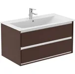 Ideal Standard Connect Air - Skříňka pod umyvadlo 100x44x52 cm, hnědá mat/bílá mat E0821VY