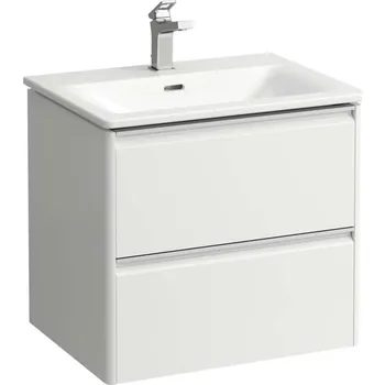 Koupelnový nábytek Laufen Palace - Skříňka s umyvadlem, 53x58x44 cm, 2 zásuvky, matná bílá H8607022601041
