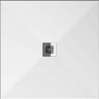 Sprchová vanička Jika Padana - Sprchová vanička 100x100 cm, vzhled břidlice/matná bílá H213936R100001