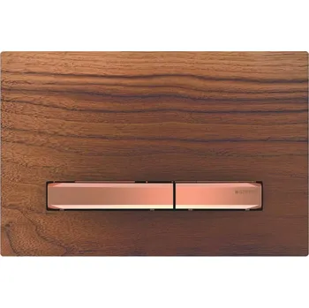 Geberit Sigma50 - Ovládací tlačítko pro 2 množství splachování, ořech americký/červené zlato 115.670.JX.2