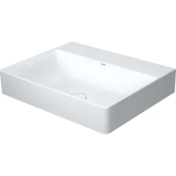 Duravit DuraSquare - Umyvadlo nábytkové 60x47 cm, DuraCeram, s WonderGliss, alpská bílá 23536000791