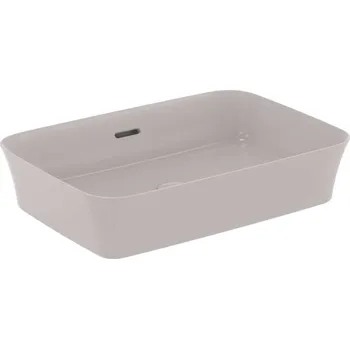 Umyvadlo Ideal Standard Ipalyss - Umyvadlo na desku, 55x38 cm, s přepadem, Concrete E2078V9