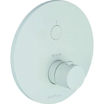 Vodovodní baterie Paffoni Compact Box - Termostatická sprchová baterie pod omítku, matná bílá CPT013BO