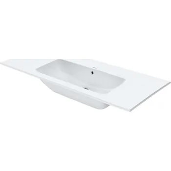 Umyvadlo Duravit ME by Starck - Nábytkové umyvadlo 123x49 cm, matná bílá 2336123260