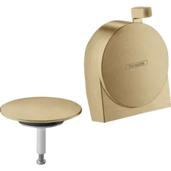 Hansgrohe Exafill S - Vrchní sada vanového výtoku, kartáčovaný bronz 58117140