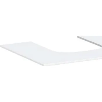 Koupelnový nábytek Hansgrohe Xevolos E - Deska pod umyvadlo, 137x55 cm, výřez vlevo, matná bílá 54205700