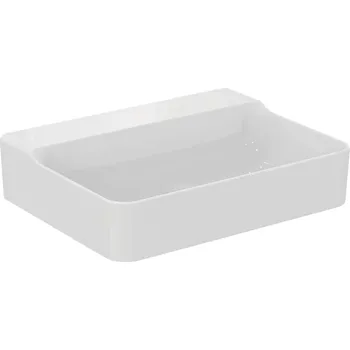 Umyvadlo Ideal Standard Conca Ceram - Umyvadlo 60x45 cm, bez přepadu, bez otvoru pro baterii, bílá T379201